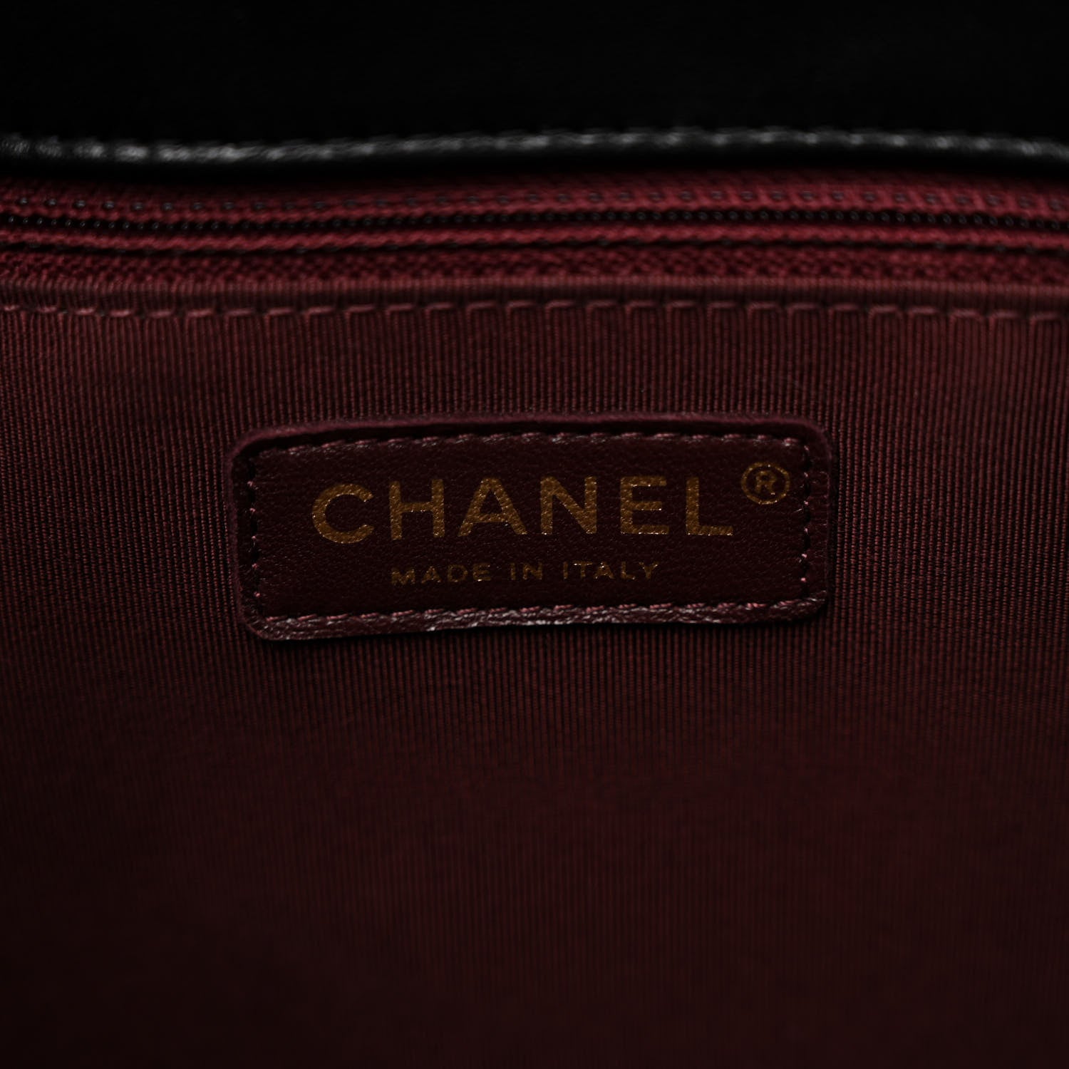 Chanel Lambskin Stitched Large Around The Corner Shopping Tote Black 6 of 10