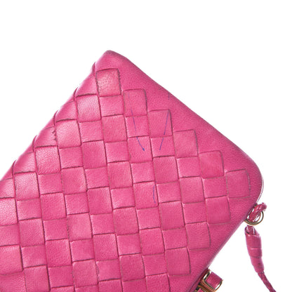 Bottega Veneta Nappa Intrecciato Kisslock Clutch Pink 12 of 12