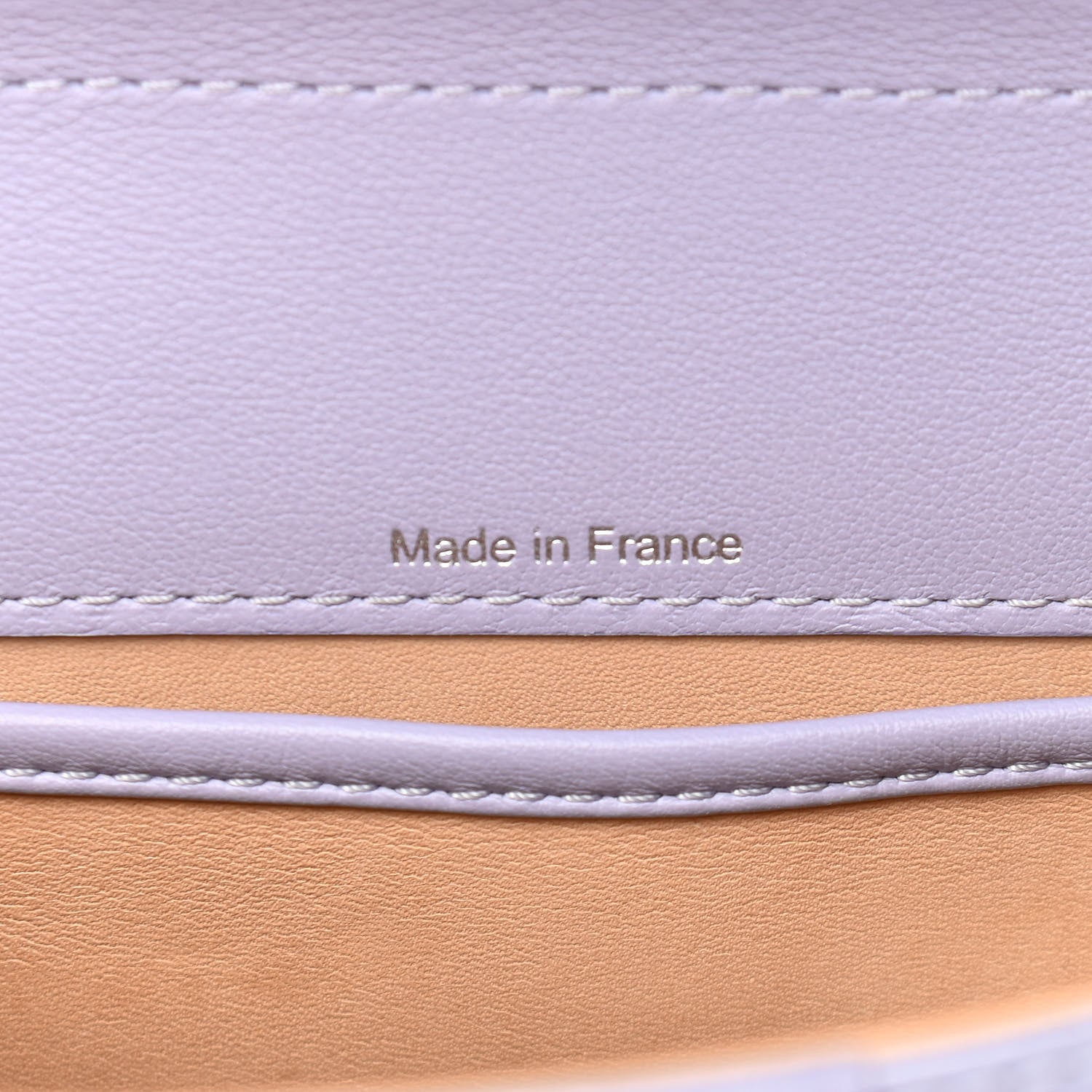 Delvaux Patent Grained Calfskin Mini Brillant Satchel Light Purple 8 of 13