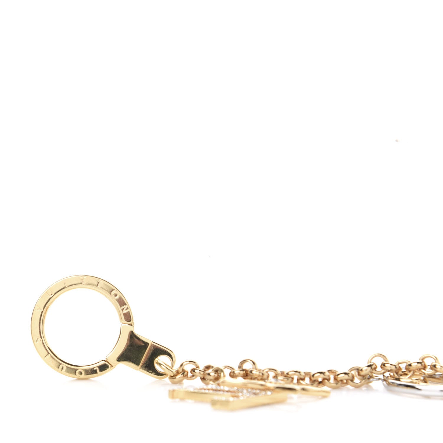 Louis Vuitton Metal Flower Finesse Chain Bag Charm 4 of 5