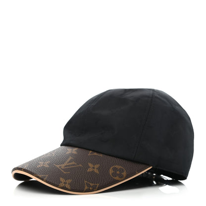 Louis Vuitton Polyester Silk Monogram LV Get Ready Cap M Black 1 of 9