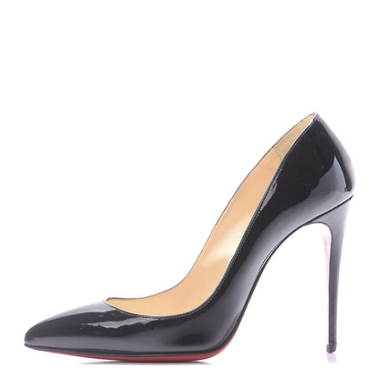 Christian Louboutin Patent Pigalle Follies 100 Pumps 35.5 Black 1 of 12