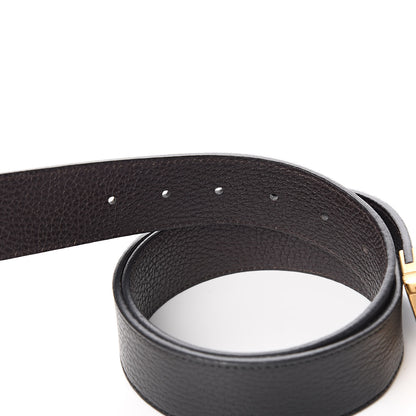 Gucci Calfskin Double G Reversible 37mm Belt 90 36 Black Cocoa 5 of 6