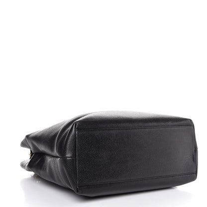 Chanel Caviar CC Shopper Tote Black 4 of 12