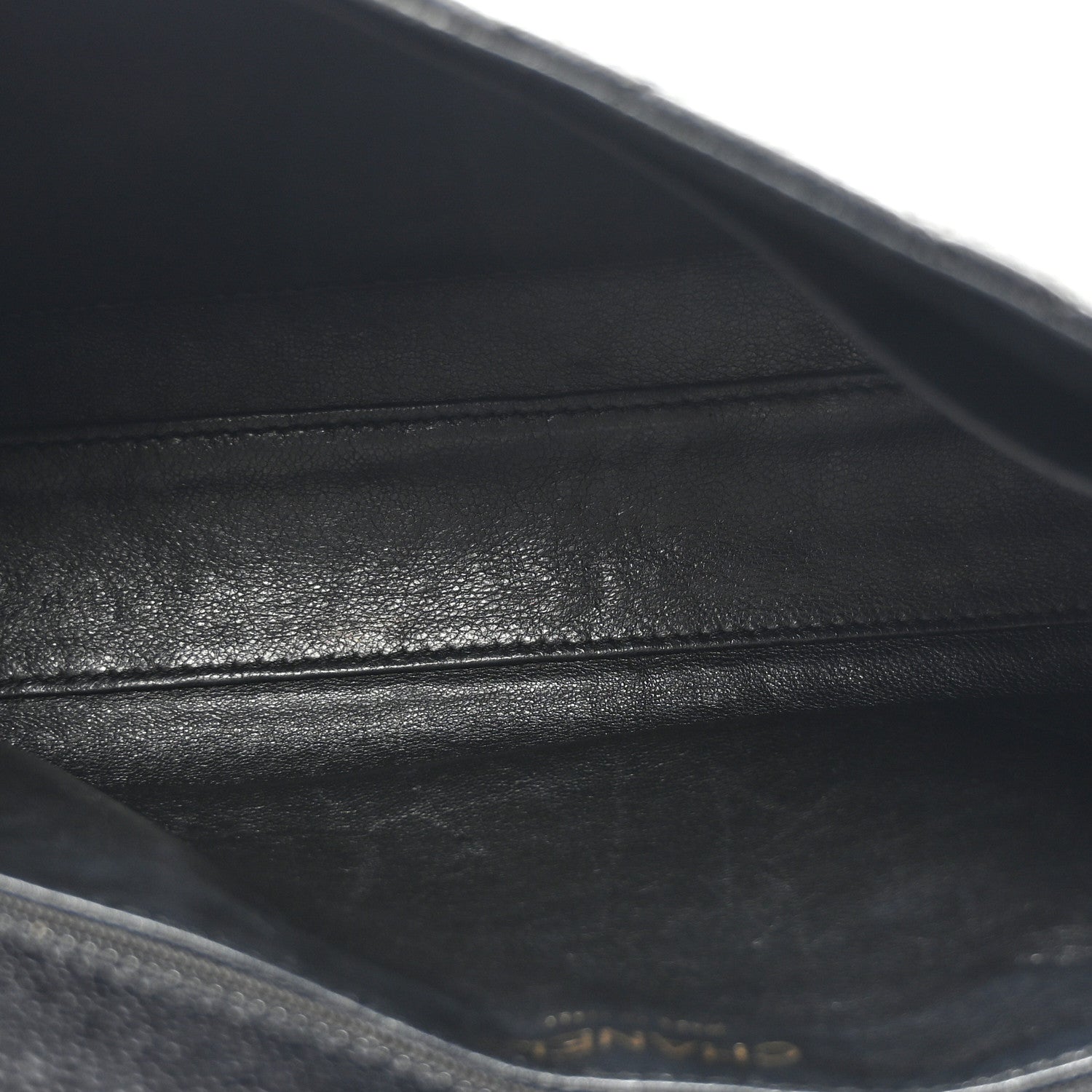 Chanel Caviar Quilted CC Clutch Black 5 of 7