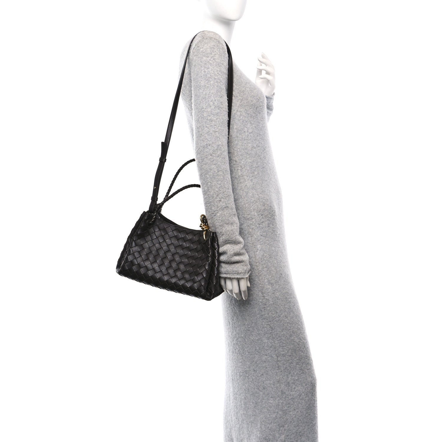 Bottega Veneta Nappa Intrecciato Small Parachute Shoulder Bag Fondant 2 of 9