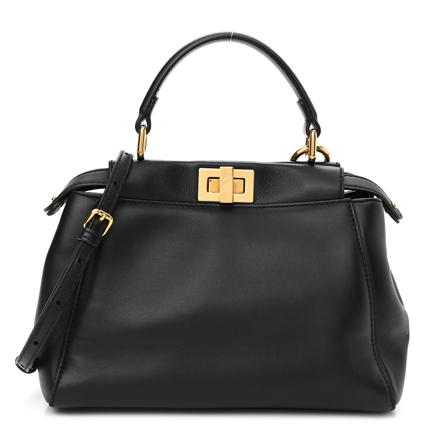 Nappa Mini Peekaboo Iconic Satchel Black