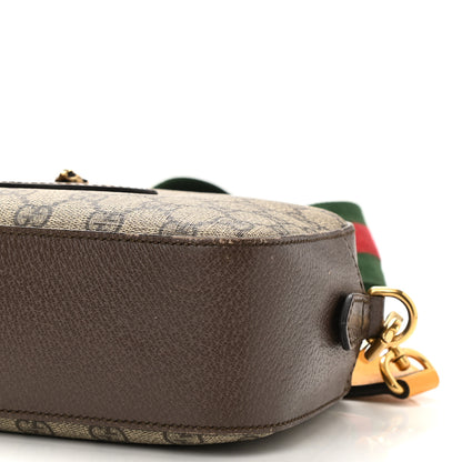 Gucci GG Supreme Monogram Web Neo Vintage Shoulder Bag Beige New Acero Crop 10 of 12