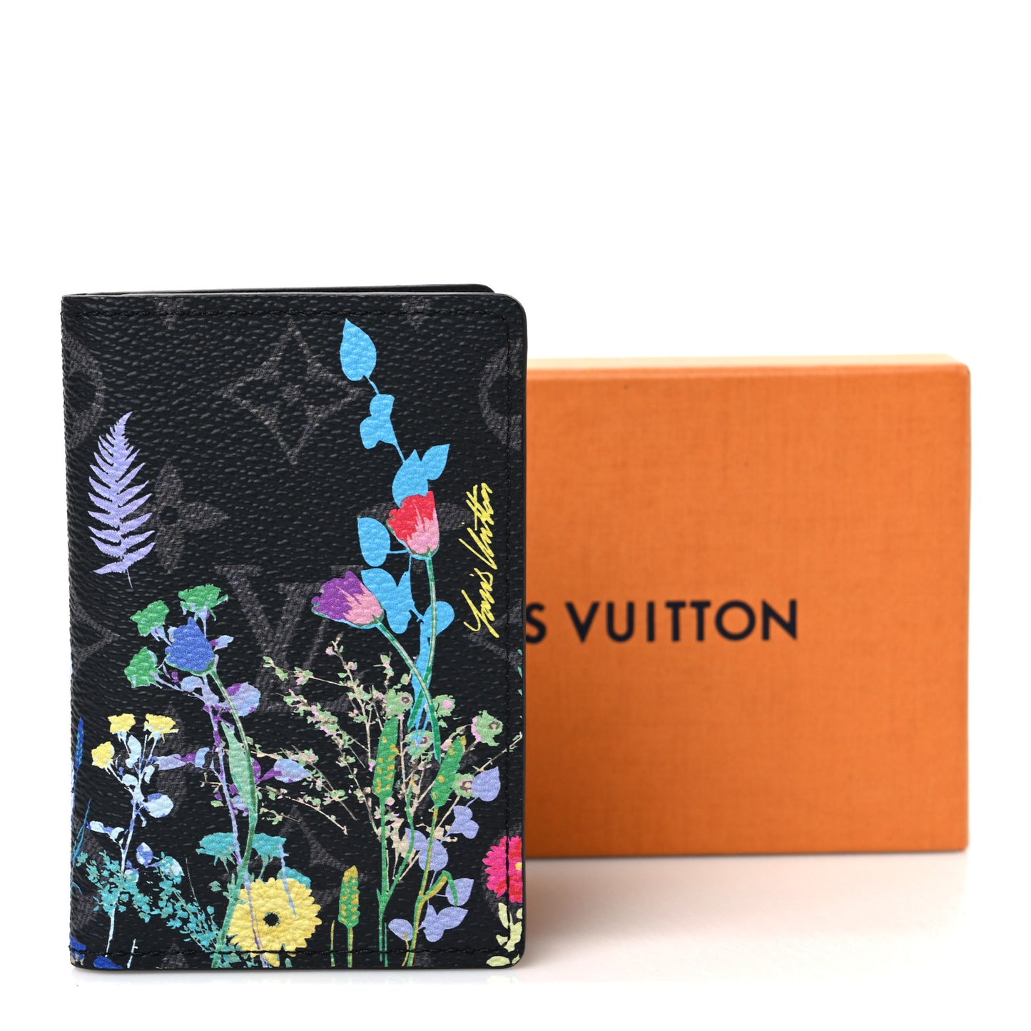 Monogram Eclipse Flower Print Pocket Organizer NM