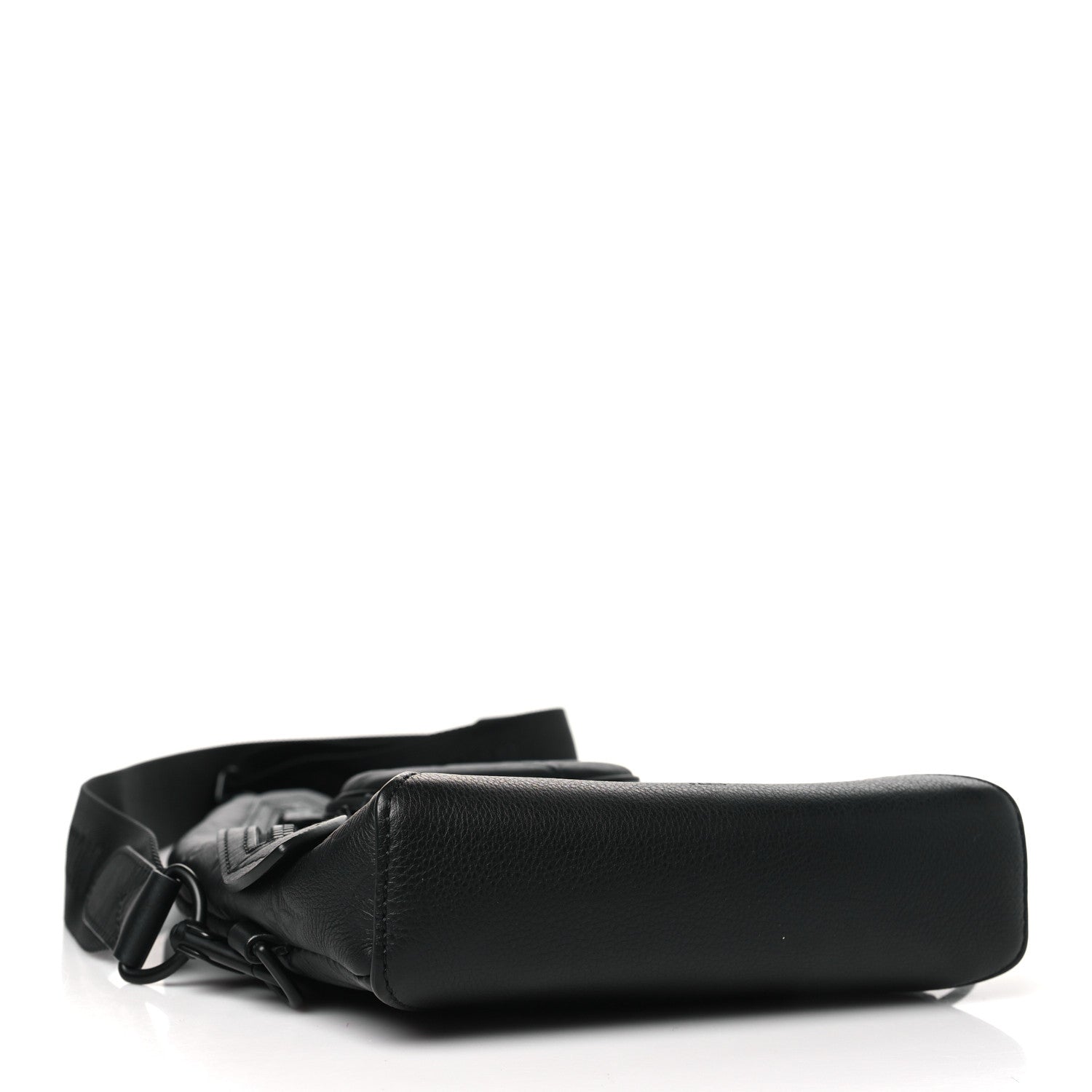 Louis Vuitton Calfskin Shadow Monogram Duo Slingbag Black 4 of 10
