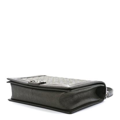 Chanel Caviar Quilted Large Boy Flap Green 8 of 10