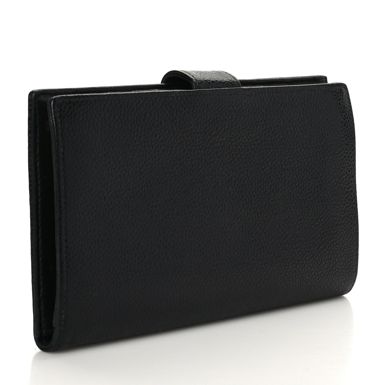Chanel Caviar Timeless CC French Long Wallet Black 3 of 8