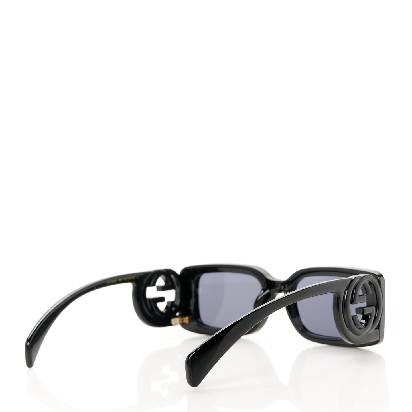 Acetate Chaise Rectangle Frame Sunglasses GG1325S Black