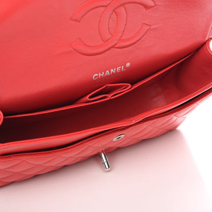 Chanel Lambskin Quilted Medium Double Flap Red 5 of 11