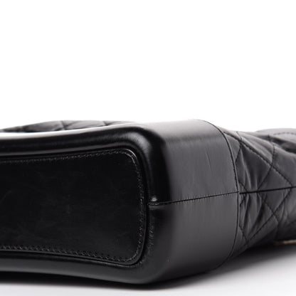 Chanel Aged Calfskin Quilted Medium Gabrielle Hobo Black 7 of 11
