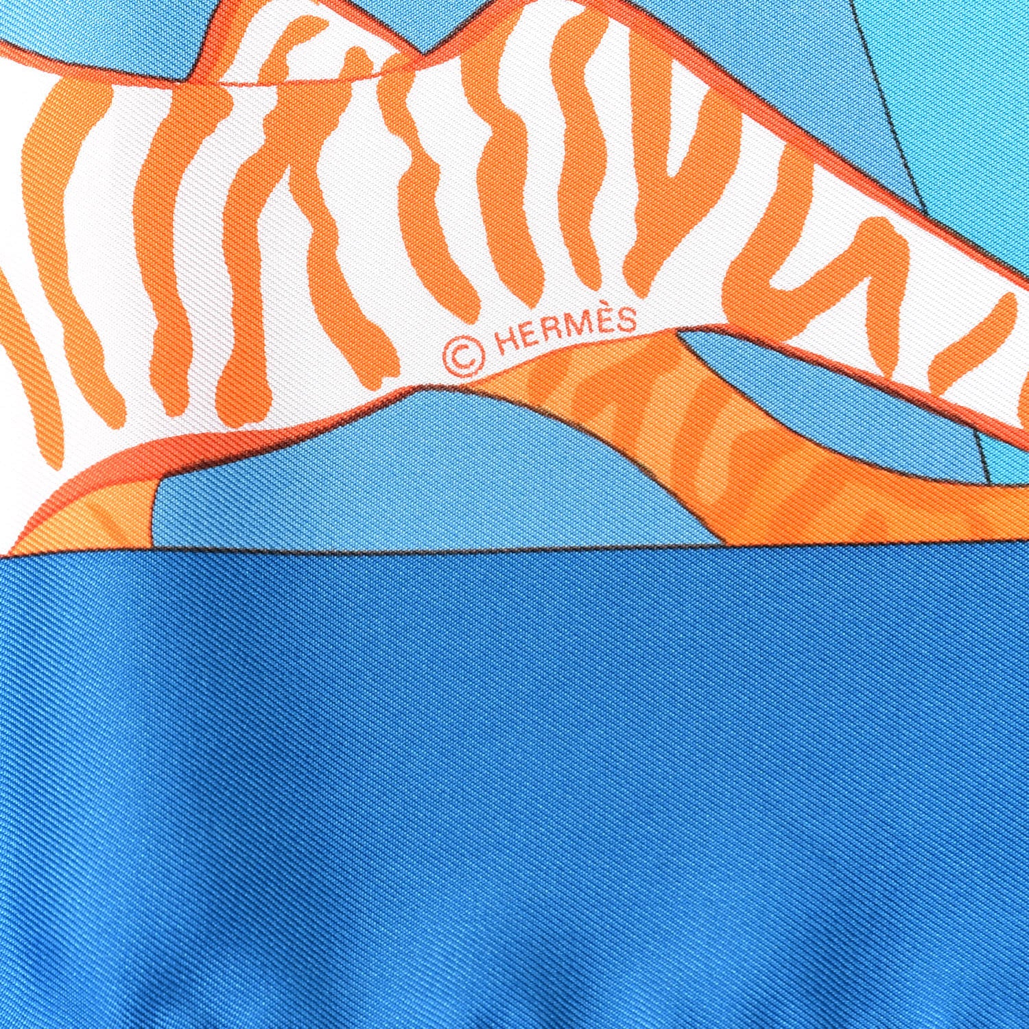 Hermes Silk Les Zebres II Scarf 90 3 of 4