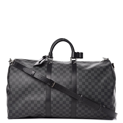 Louis Vuitton Damier Graphite Keepall Bandouliere 55 1 of 10