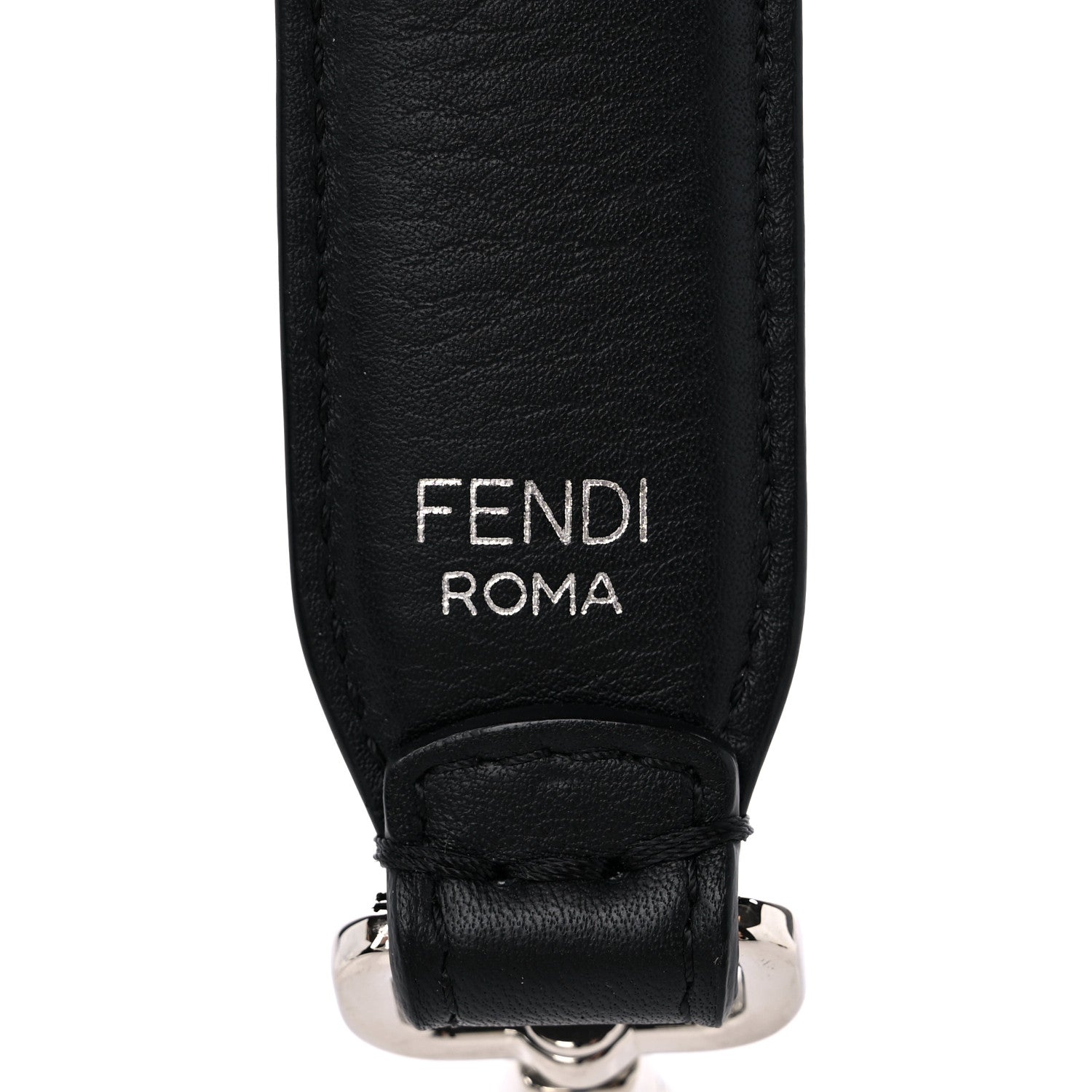 Fendi Vitello Dolce Studded Strap You Black 3 of 4