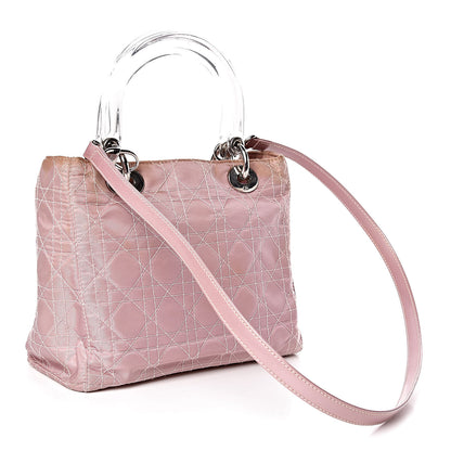 Christian Dior Satin Cannage Medium Lady Dior Pink 3 of 18