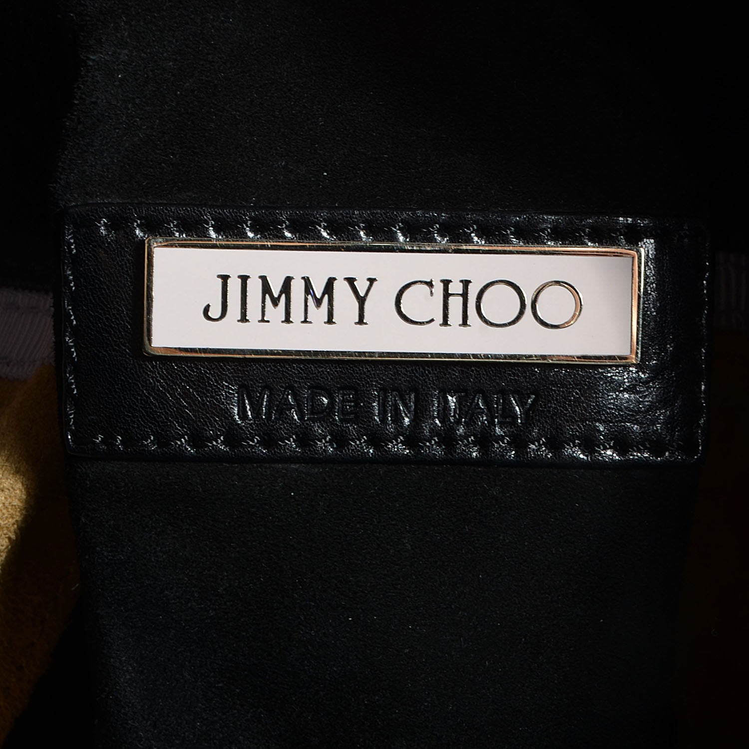 Jimmy Choo Leather Suede Mandah Tote Black 6 of 8