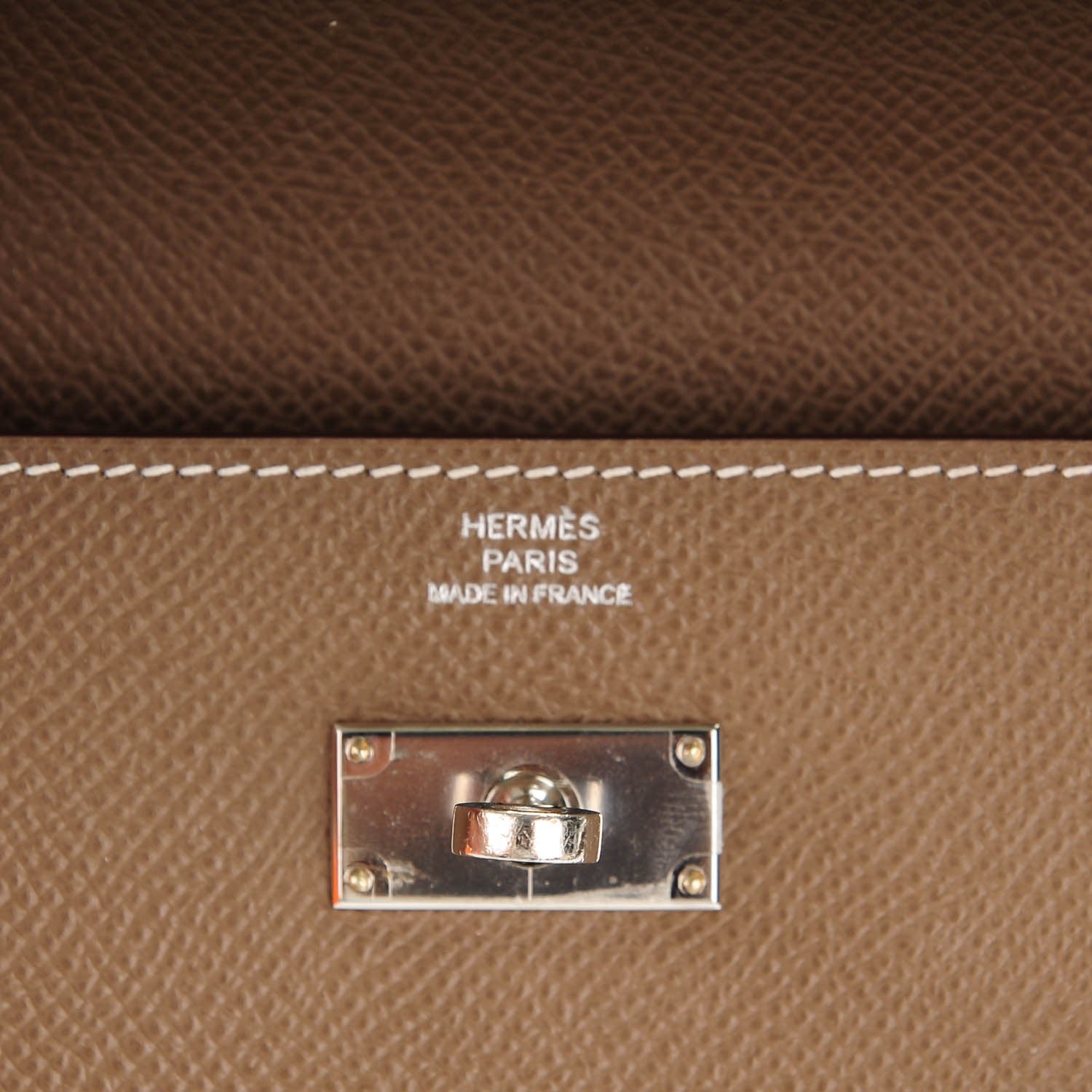 Hermes Epsom Kelly Longue Wallet Etoupe 7 of 10