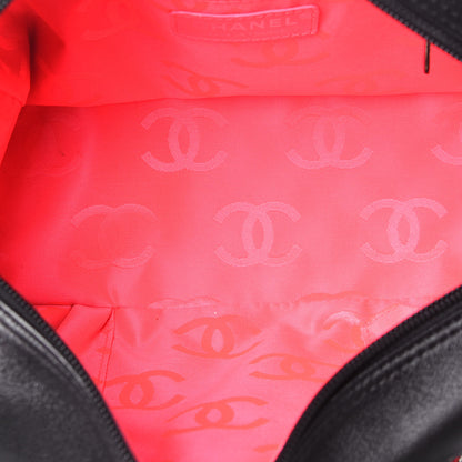 Chanel Calfskin Quilted Large Cambon Bowler Black 5 of 11