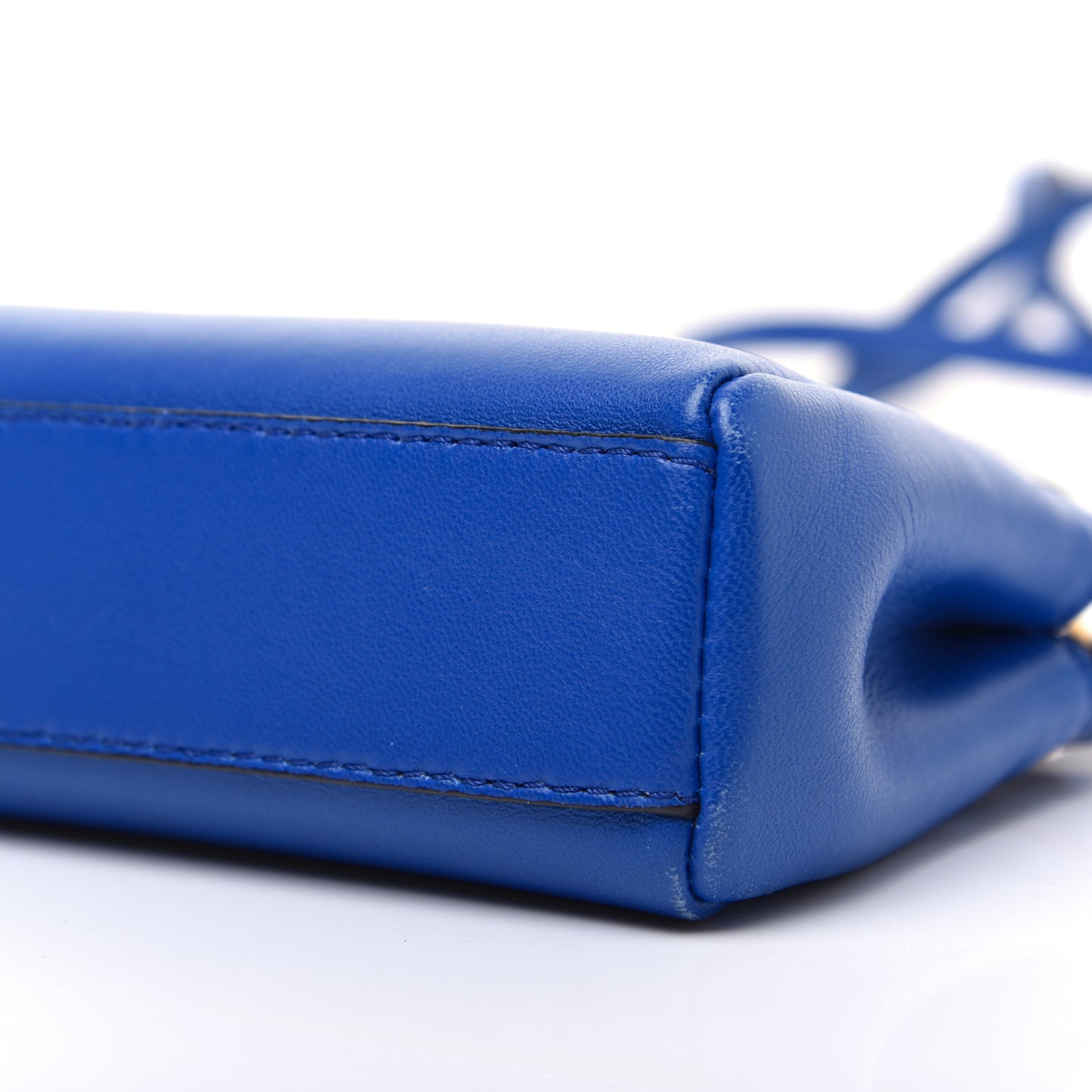 Nappa Micro Peekaboo Iconic Satchel Bluette