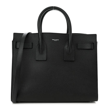 Saint Laurent Grained Calfskin Small Sac De Jour Black 1 of 10