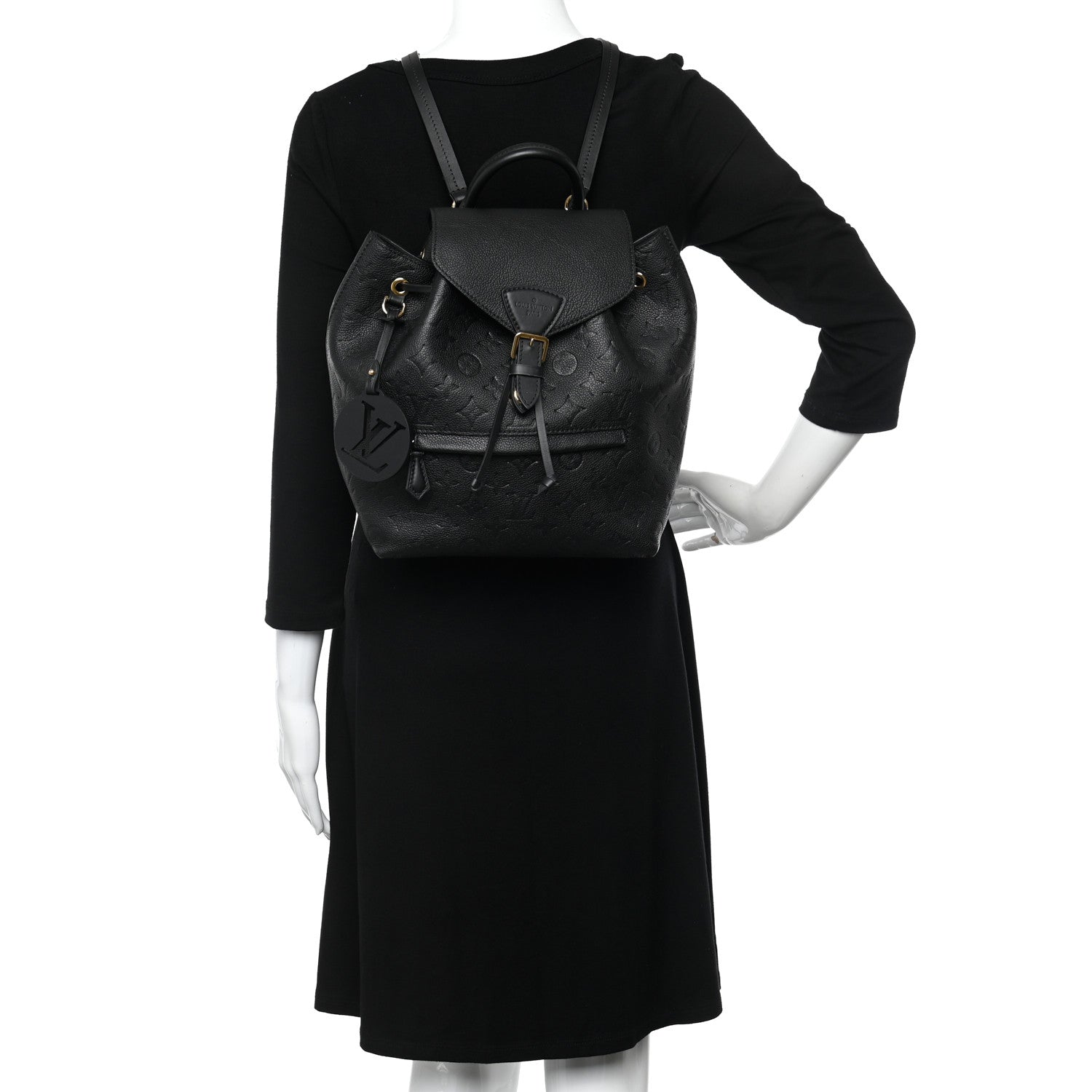 Louis Vuitton Empreinte Montsouris NM Backpack Black 2 of 11