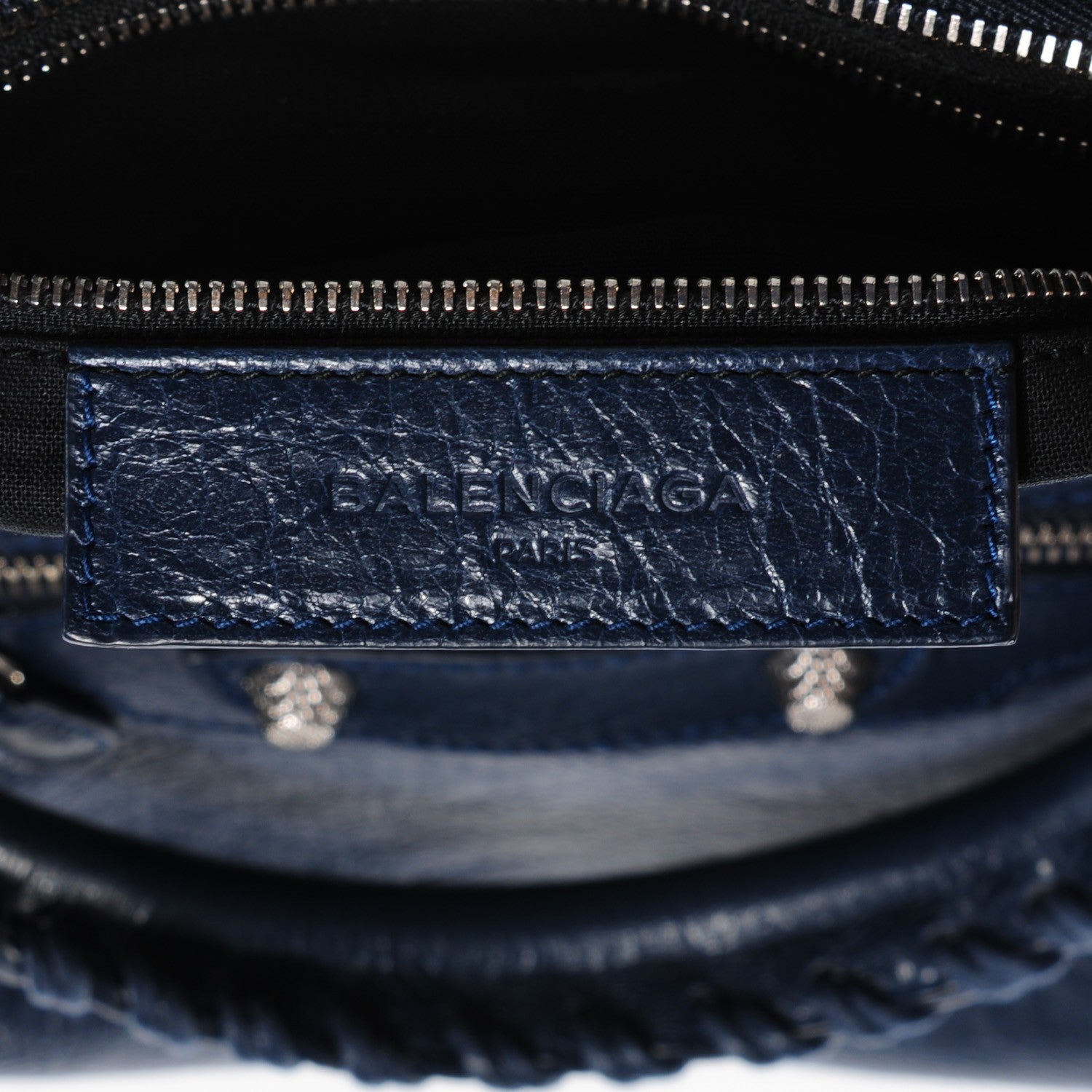 Balenciaga Agneau Giant 12 Silver Hardware City Bleu Obscur 4 of 13