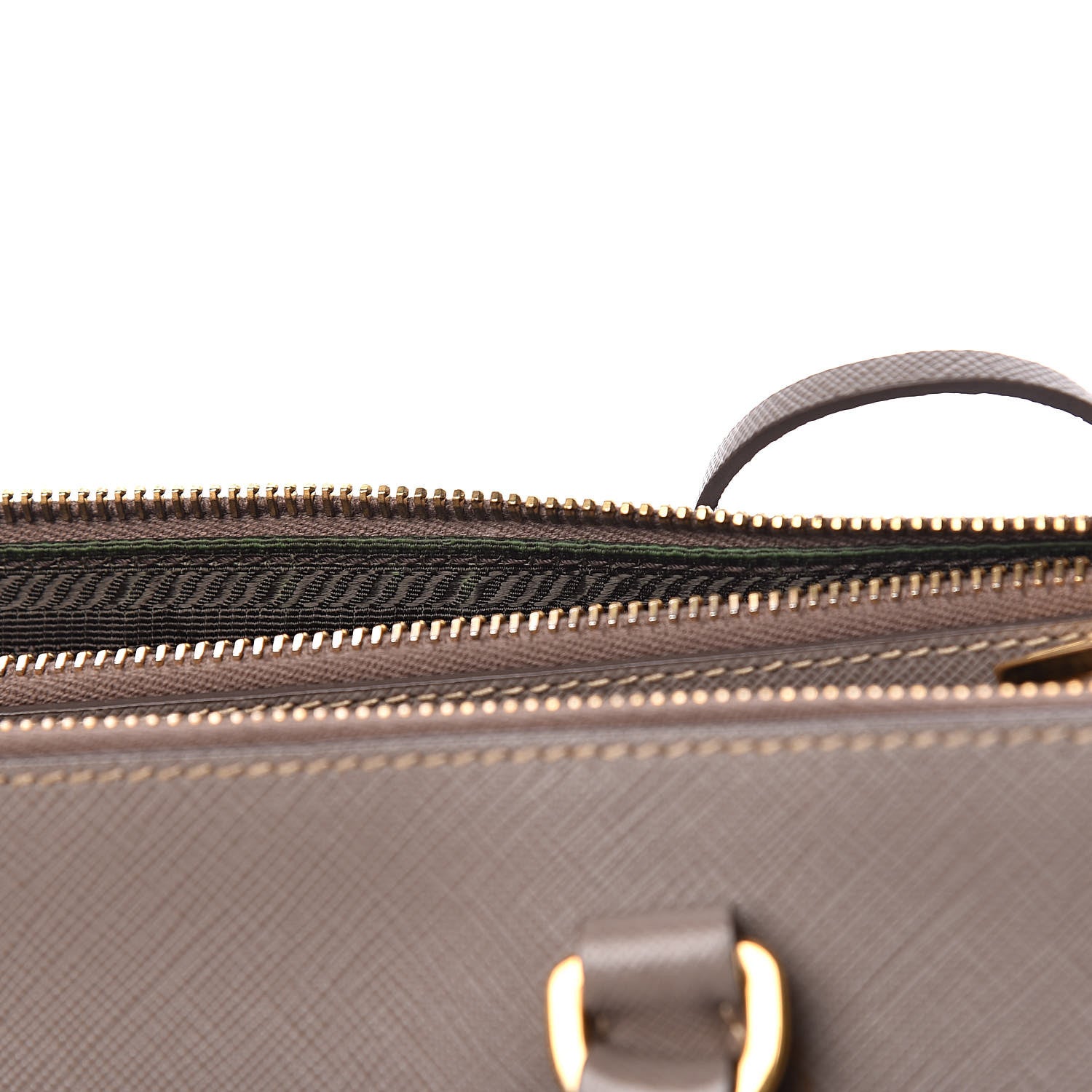 Prada Saffiano Small Galleria Double Zip Tote Argilla 17 of 17