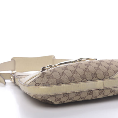 Gucci Monogram Hasler Hobo Beige 8 of 12