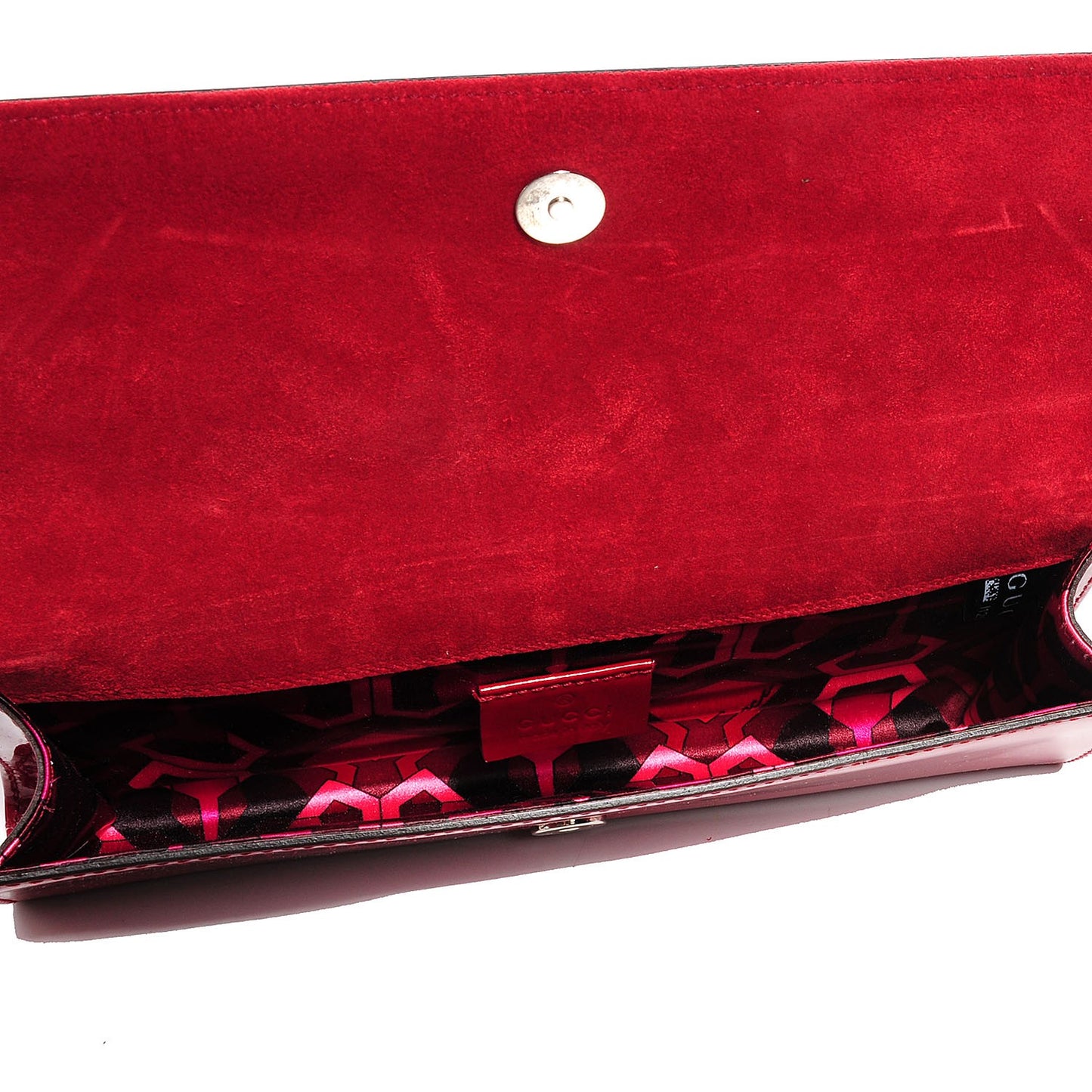 Patent Romy Clutch Red