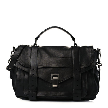 Proenza Schouler Lambskin Medium PS1 Satchel Black 1 of 6
