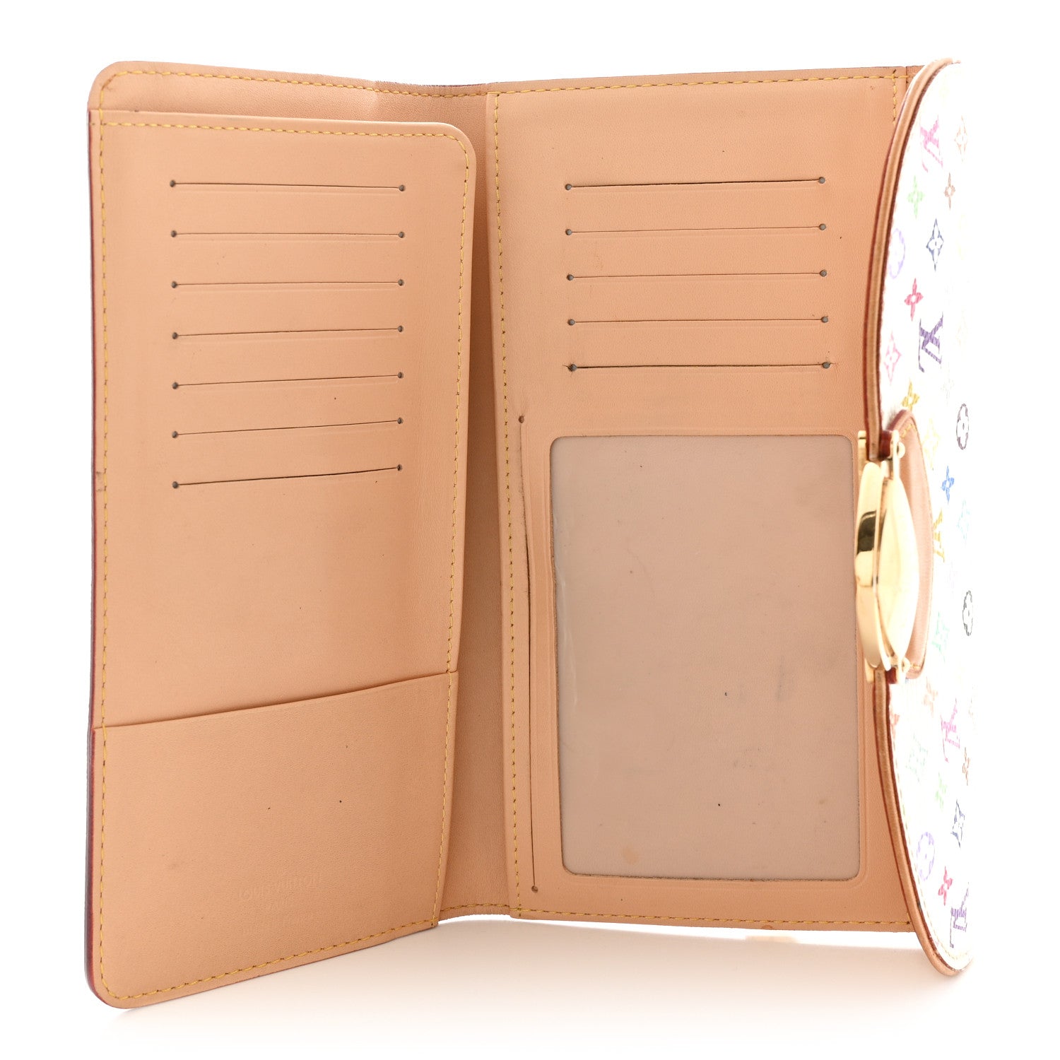 Louis Vuitton Monogram Multicolor Eugenie Wallet White 5 of 14