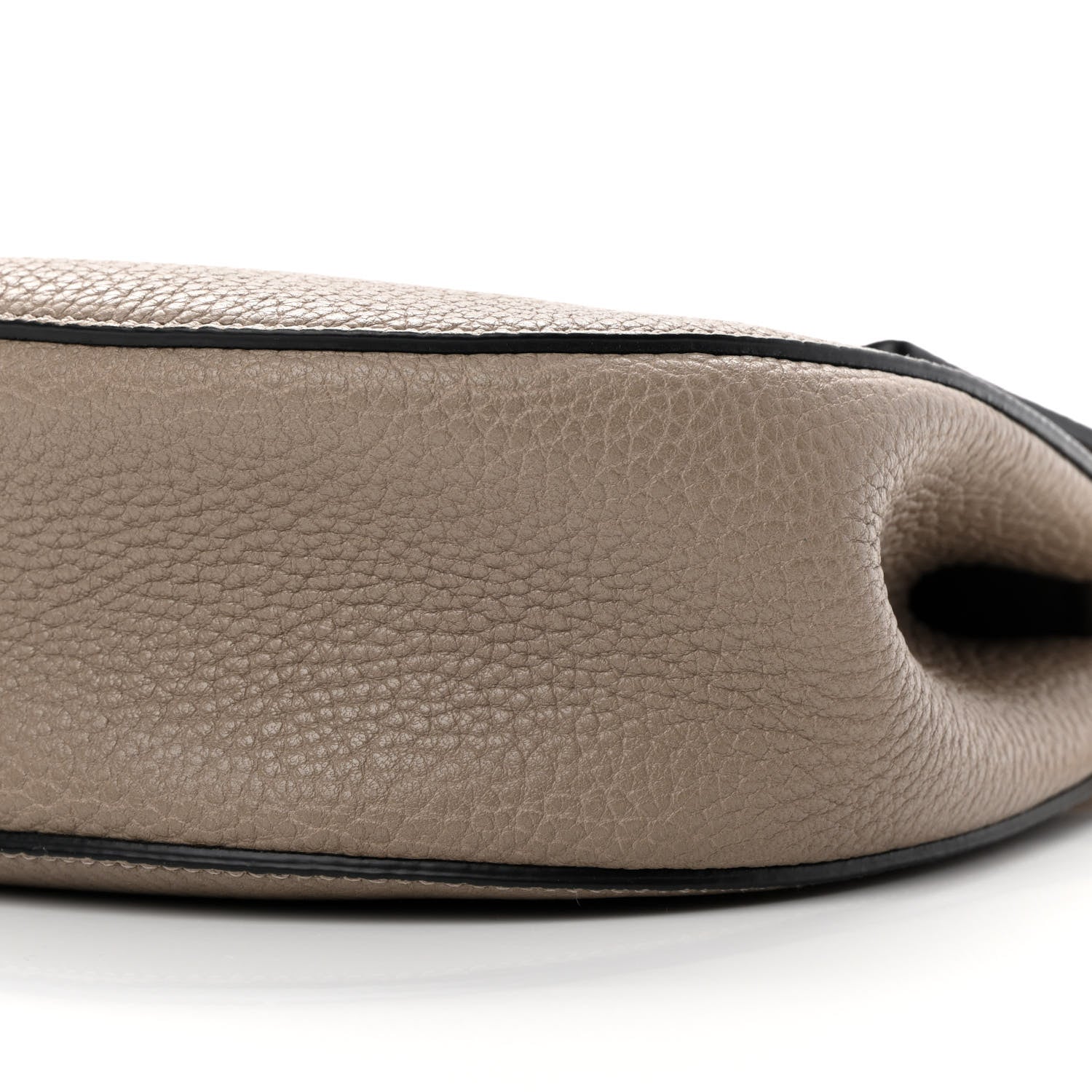 Chloe Grained Lambskin Drew Shoulder Bag Motty Grey 9 of 9