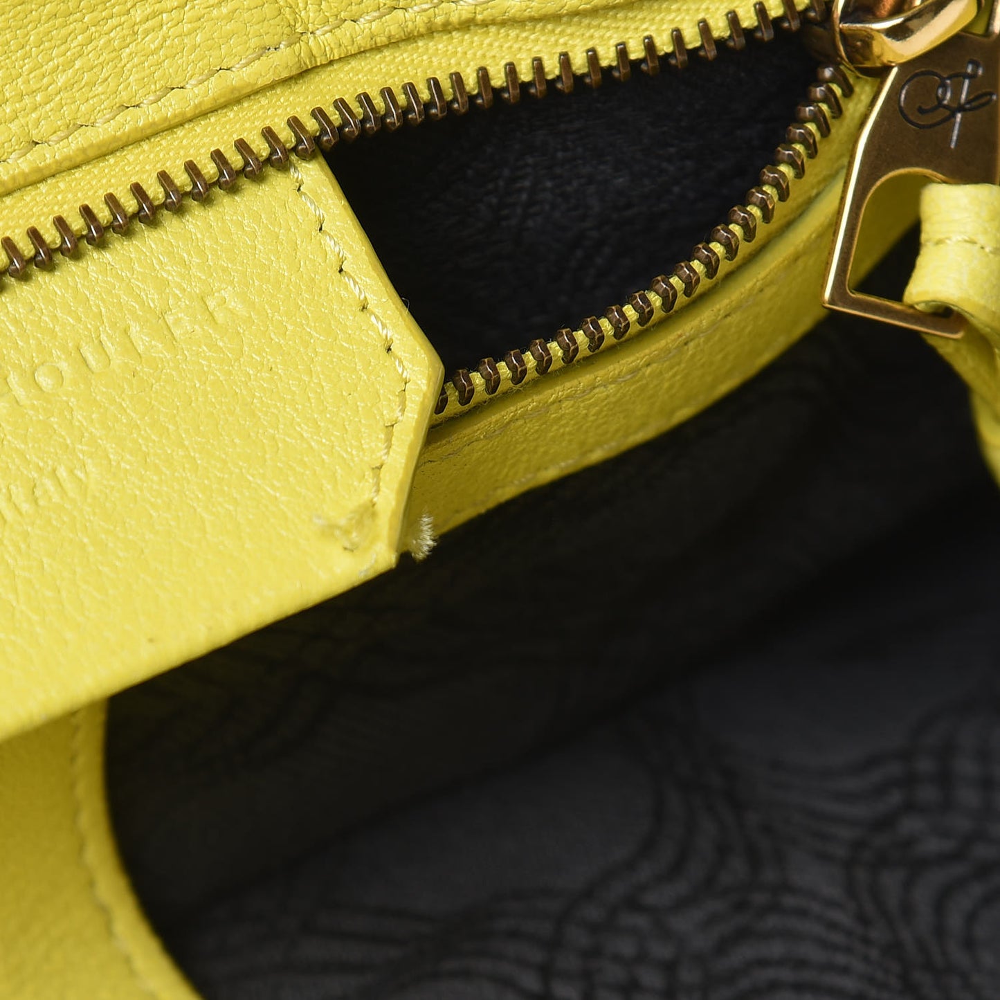 Lambskin Medium PS1 Satchel Citron
