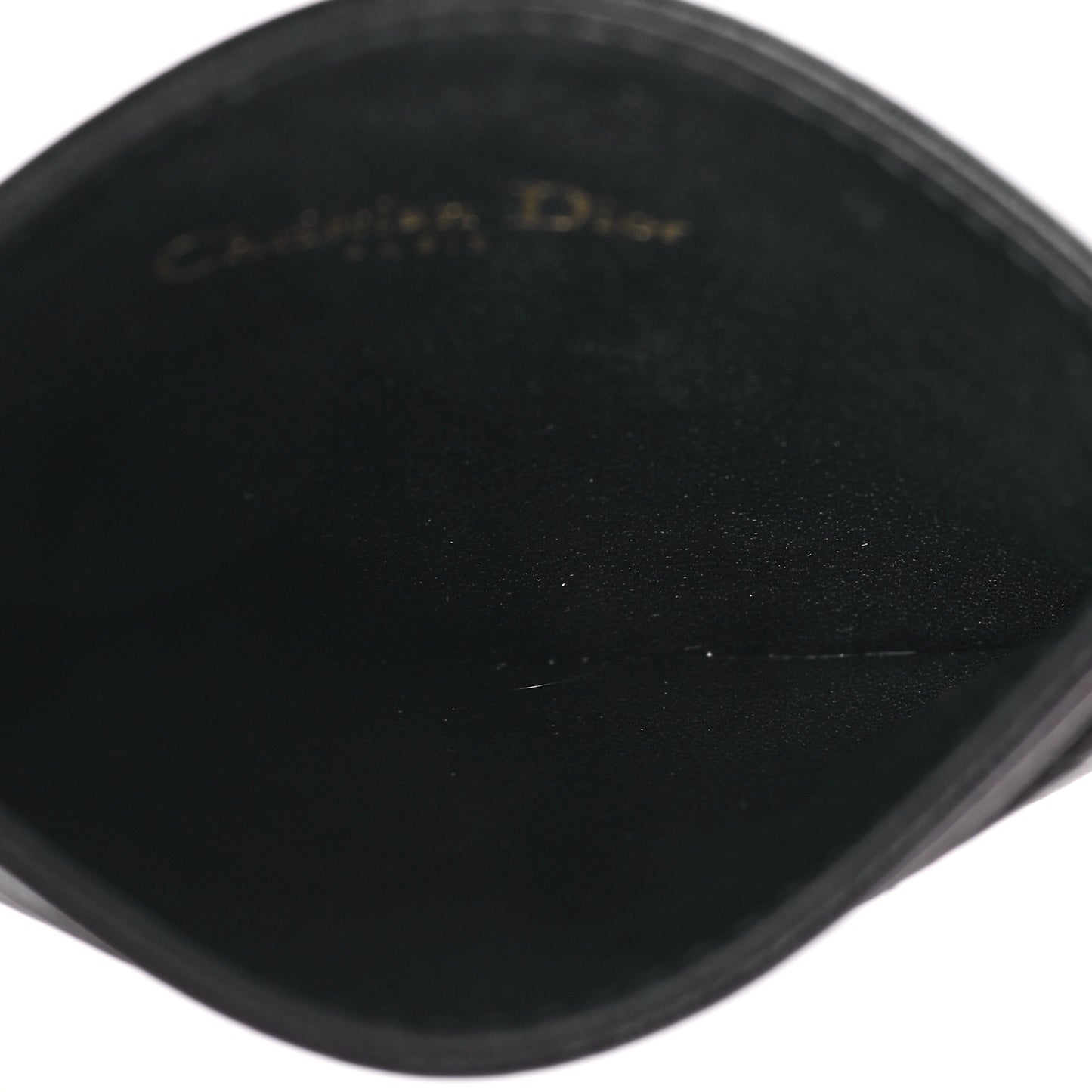 Supple Calfskin Cannage Caro Five-Slot Card Holder Black