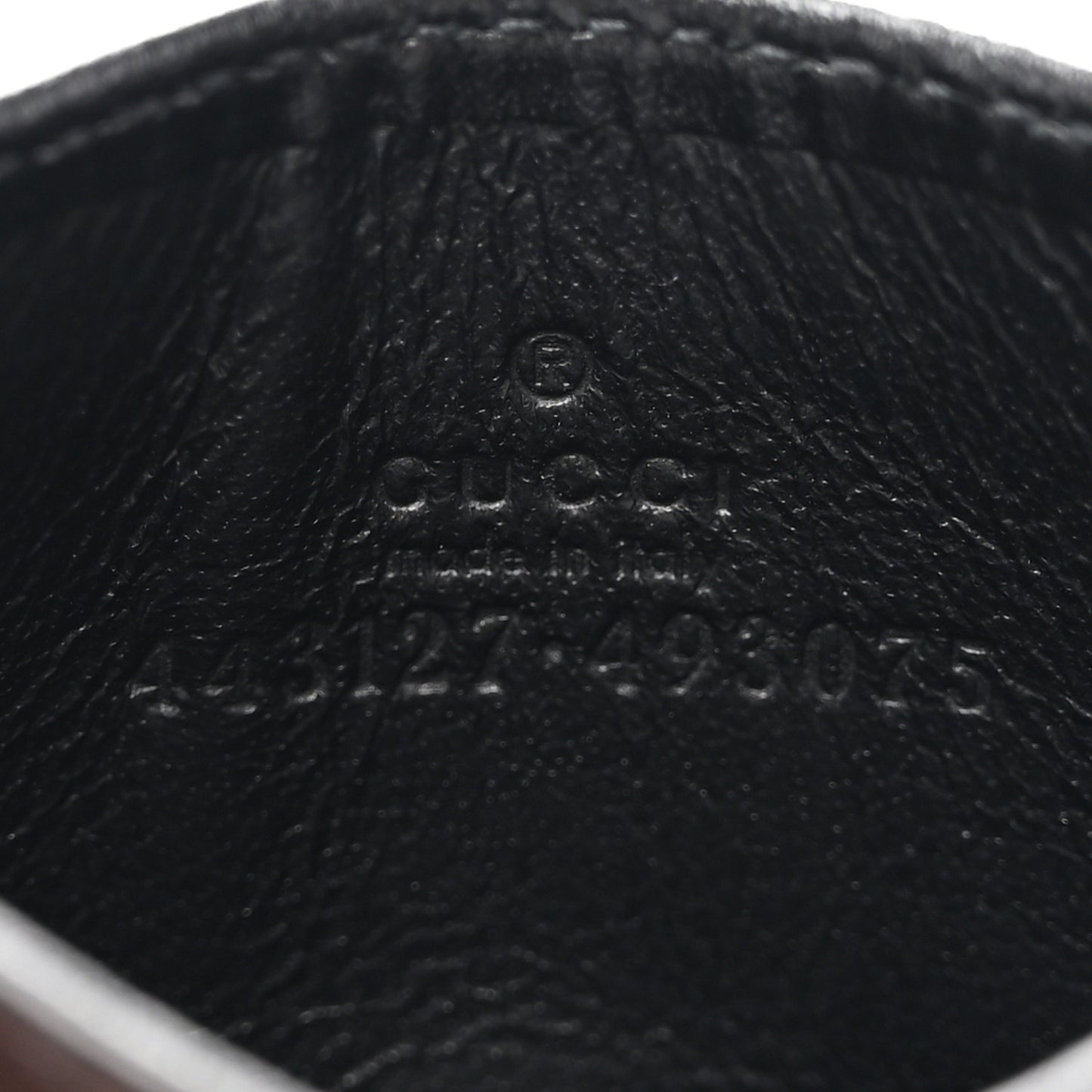 Calfskin Matelasse GG Marmont Card Holder Black