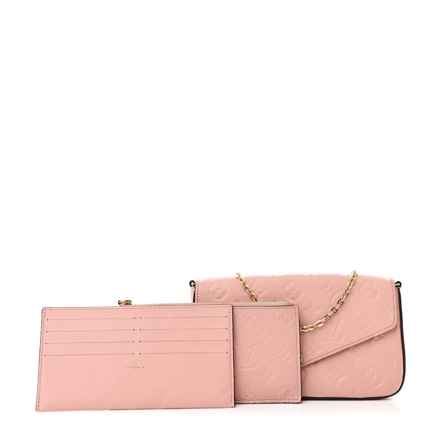 Empreinte Pochette Felicie Chain Wallet Rose Poudre