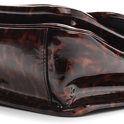 Saint Laurent Patent Monogram Baby Niki Chain Satchel Tortoiseshell 11 of 11