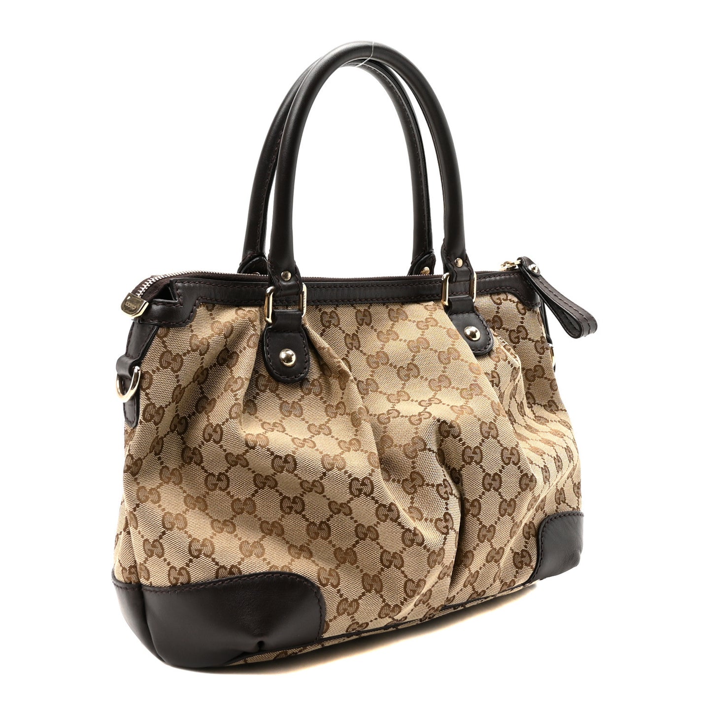 Monogram Medium Sukey Top Handle Dark Brown