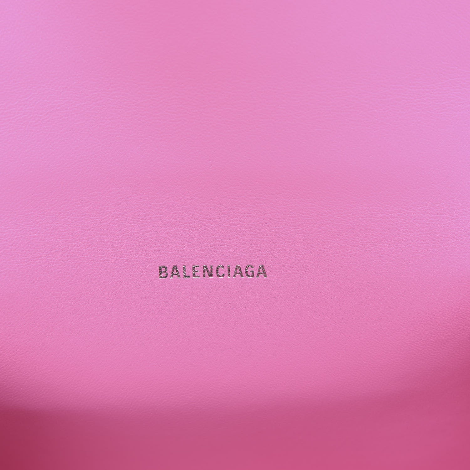 Balenciaga Shiny Calfskin Crocodile Embossed Hourglass Top Handle Bag XS Baby Pink 6 of 9