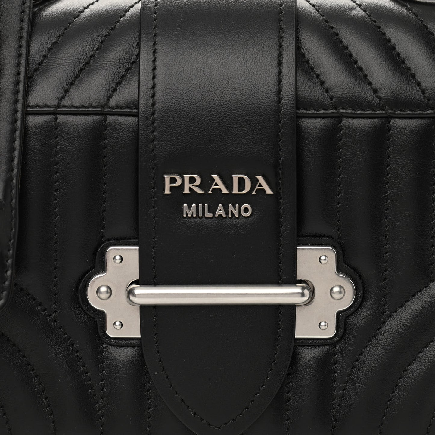 City Calfskin Saffiano Cahier Bag Black