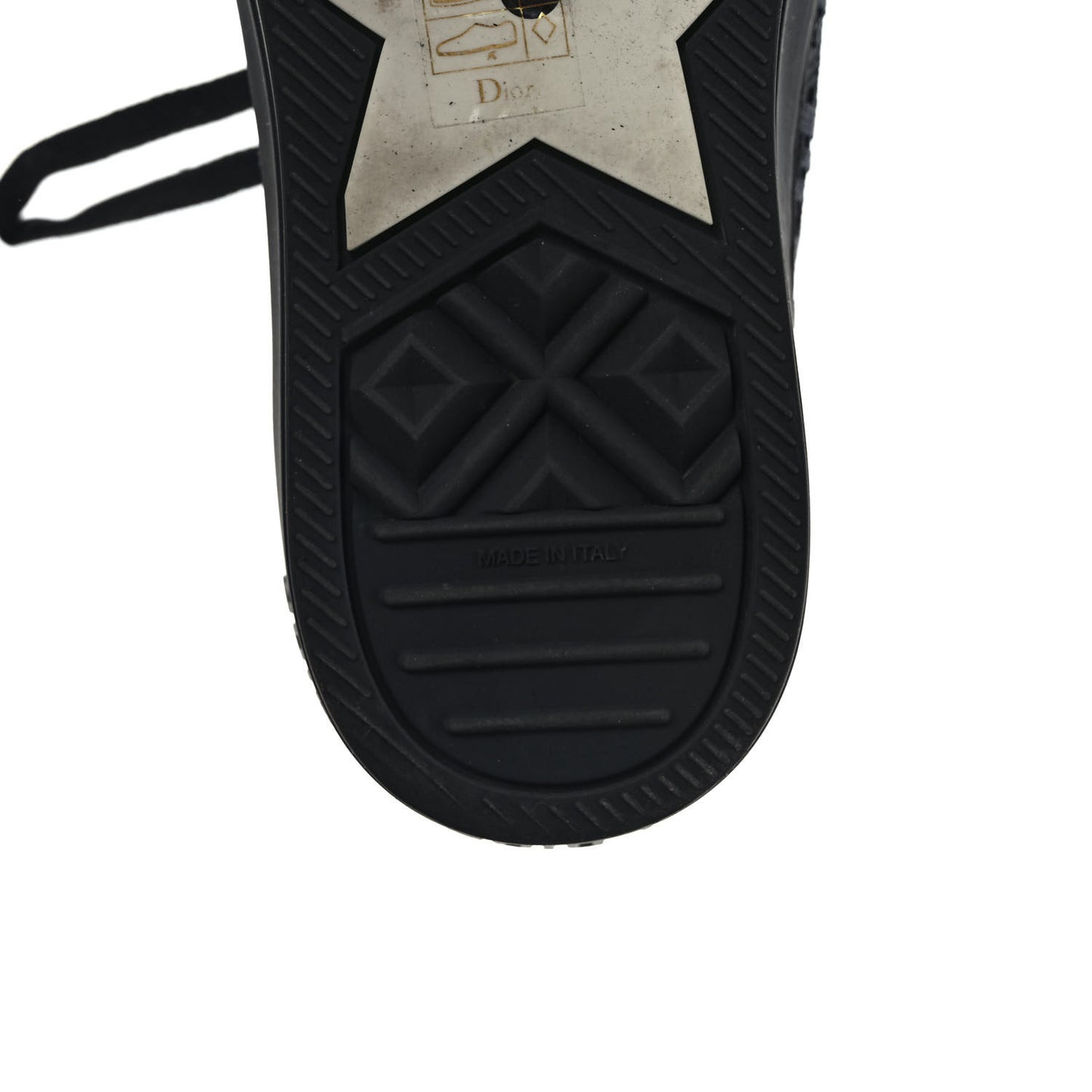 Canvas Walk'N'Dior Low Top Sneakers 36.5 Black