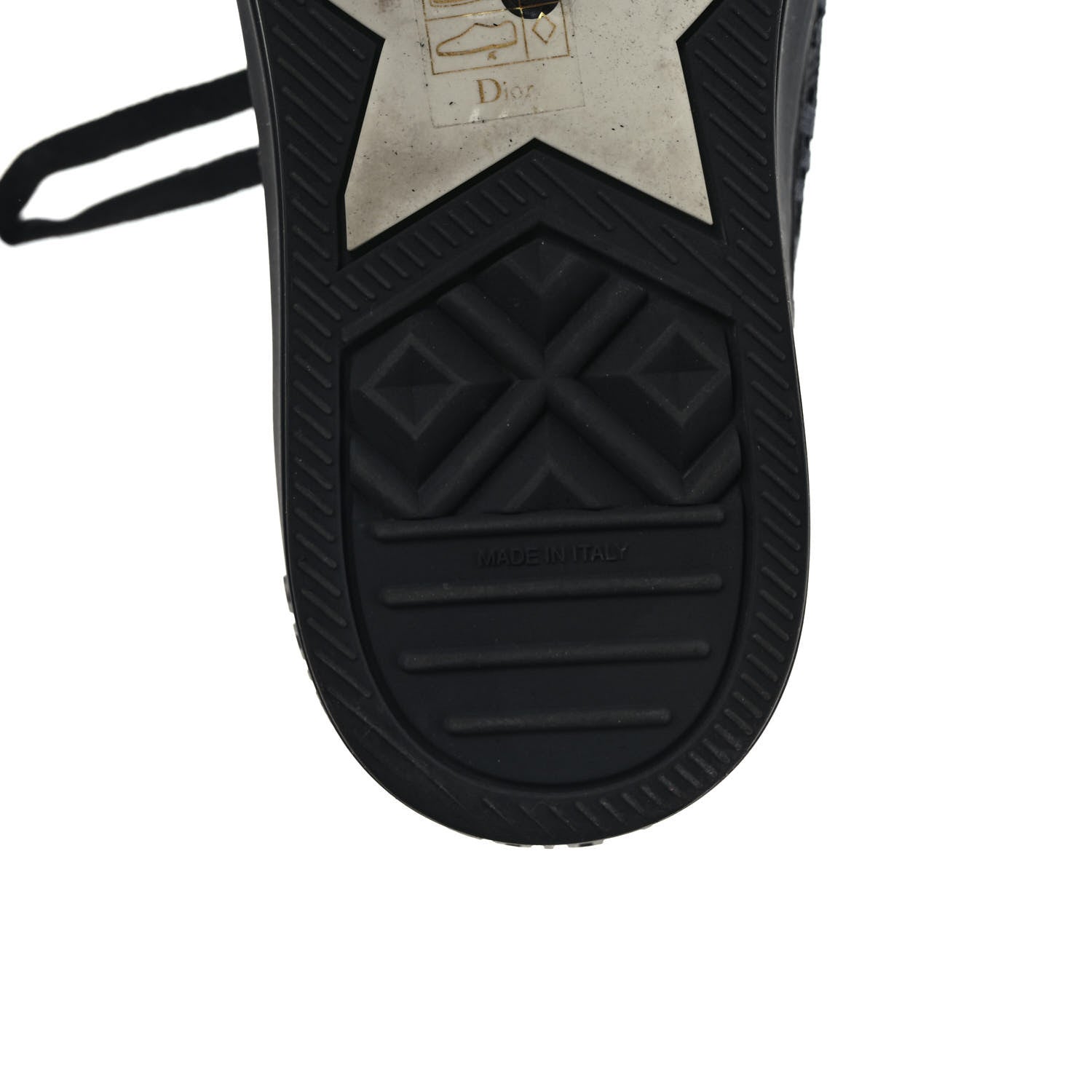 Christian Dior Canvas Walk'N'Dior Low Top Sneakers 36.5 Black 9 of 9