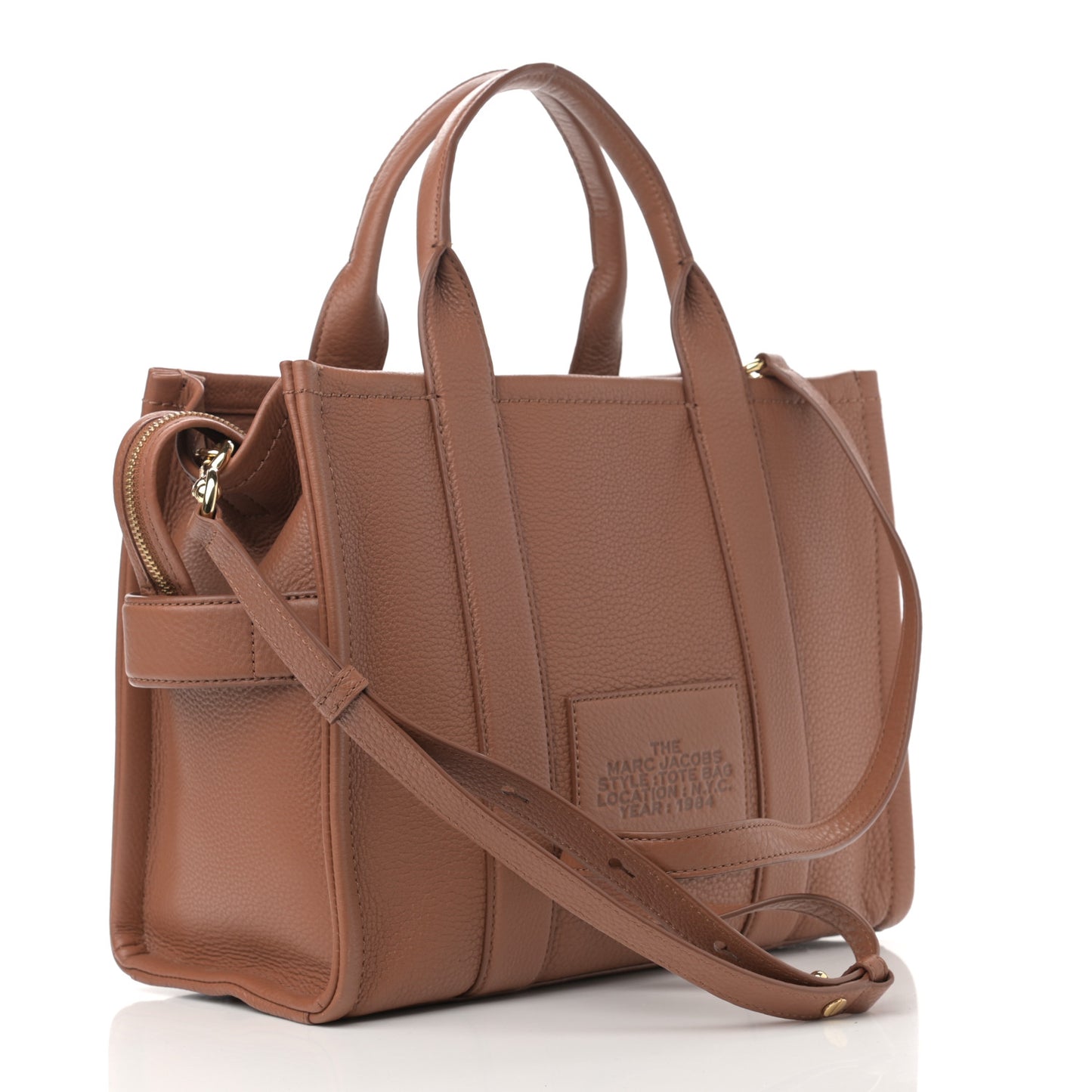 Grained Calfskin Medium The Tote Bag Argan Oil