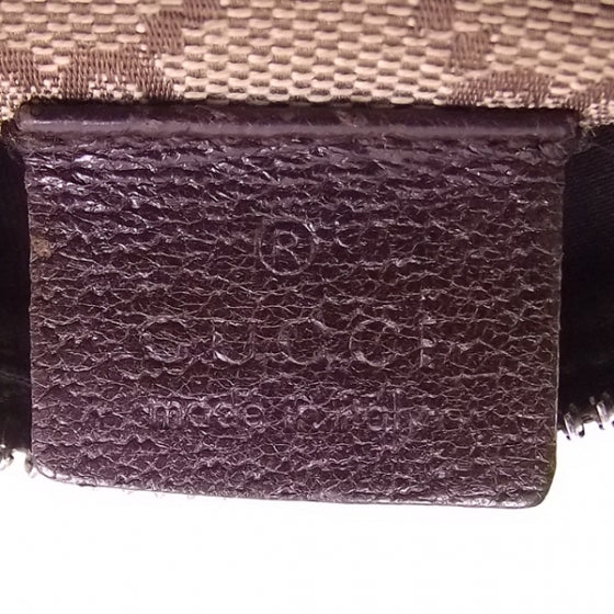 Gucci GG Monogram Double Pocket Belt Bag Dark Brown 8 of 10