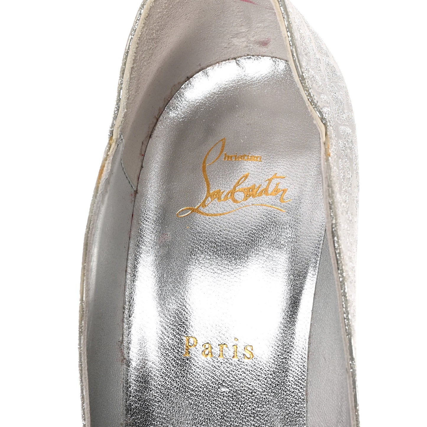 Glitter Specchio Hot Chick 100 Pumps 40.5 Silver