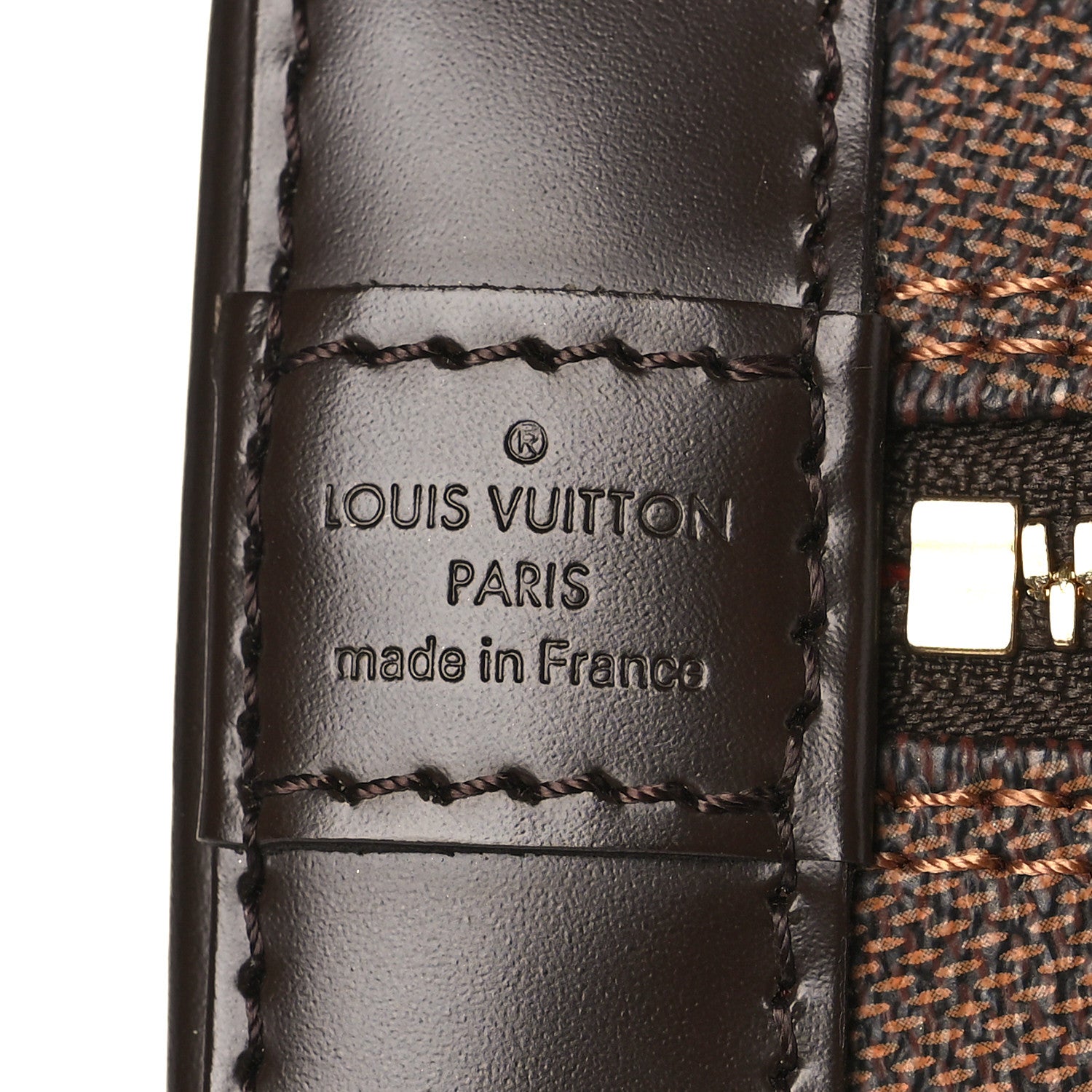 Louis Vuitton Damier Ebene Alma BB 6 of 9